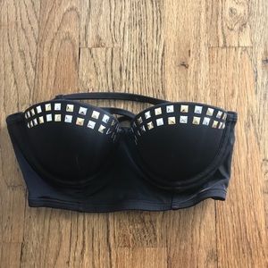 Pink Victoria Secret bandeau bikini top